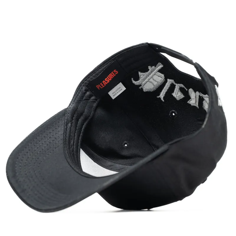 Pleasures Throwback Snapback - Black