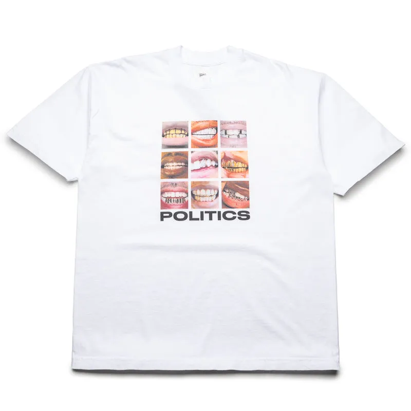 Politics Grillz Tee - White