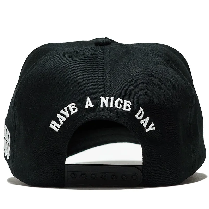 Politics x Market P 5 Panel Hat - Black