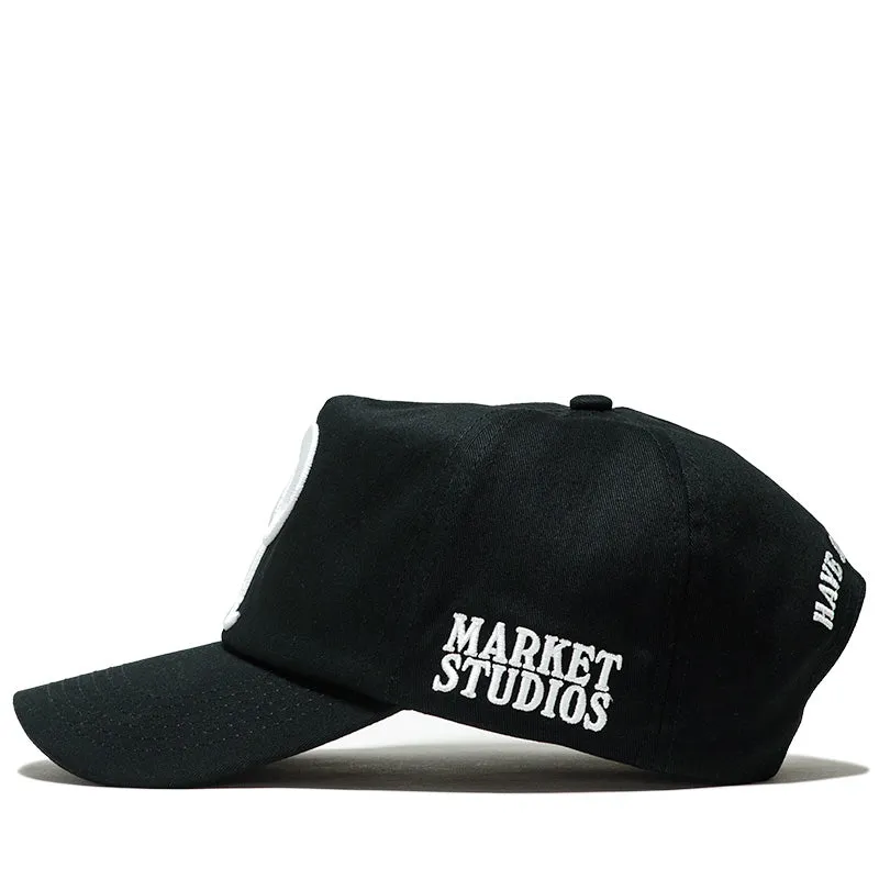 Politics x Market P 5 Panel Hat - Black