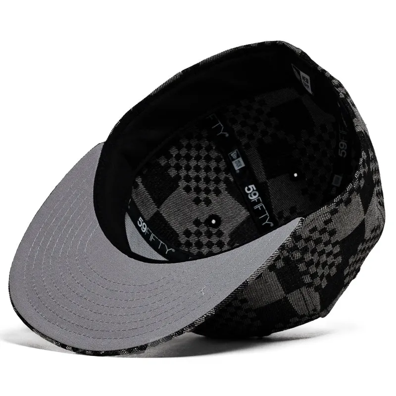 Politics x New Era 59FIFTY Fitted Hat - Black Denim