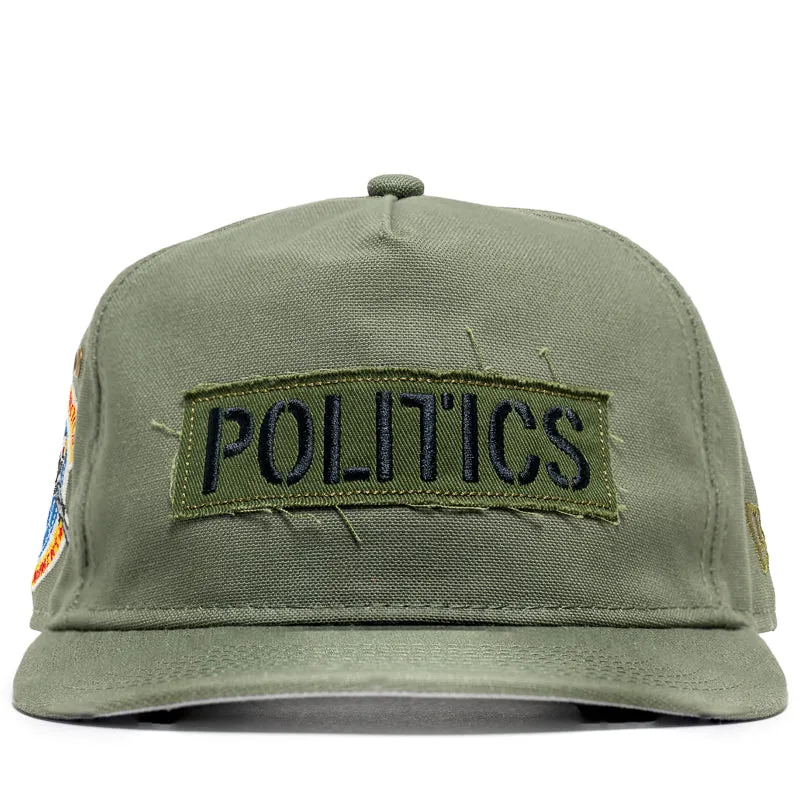 Politics x New Era Military Golfer Snapback - Green