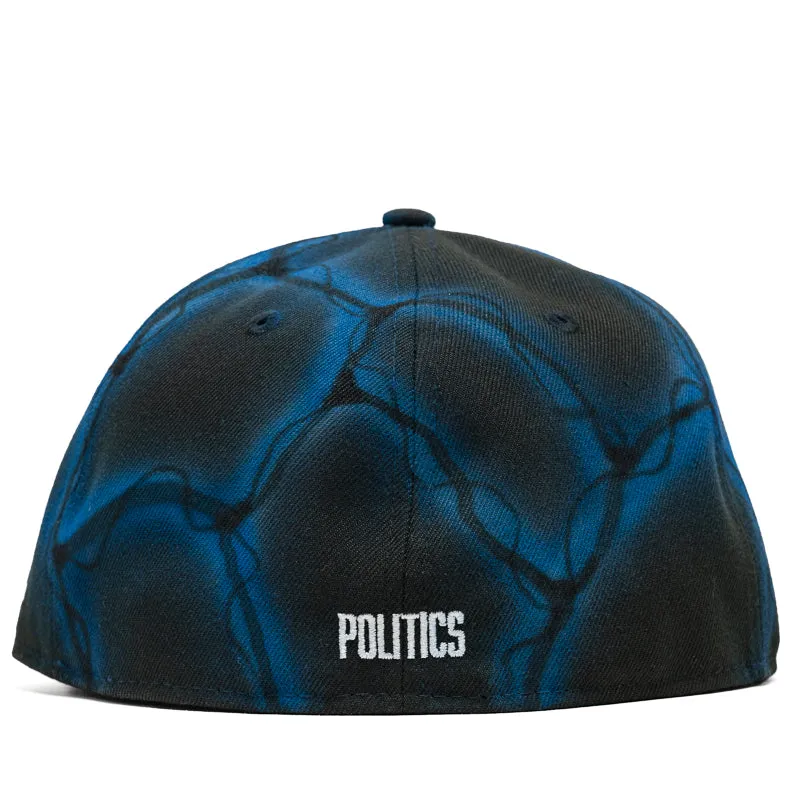 Politics x New Era Travis Spinks 59FIFTY Fitted Hat - Blue