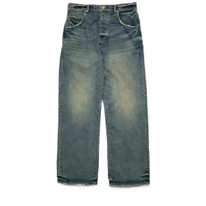 Purple Brand Relaxed Vintage Mid Rise Baggy Leg Jean - Light Indigo