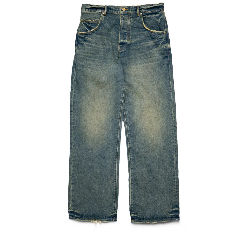 Purple Brand Relaxed Vintage Mid Rise Baggy Leg Jean - Light Indigo