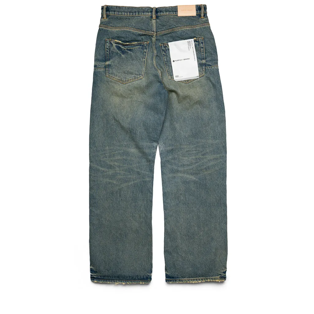 Purple Brand Relaxed Vintage Mid Rise Baggy Leg Jean - Light Indigo