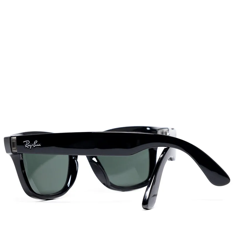 Ray-Ban Wayfarer Meta - Shiny Black/G15 Green