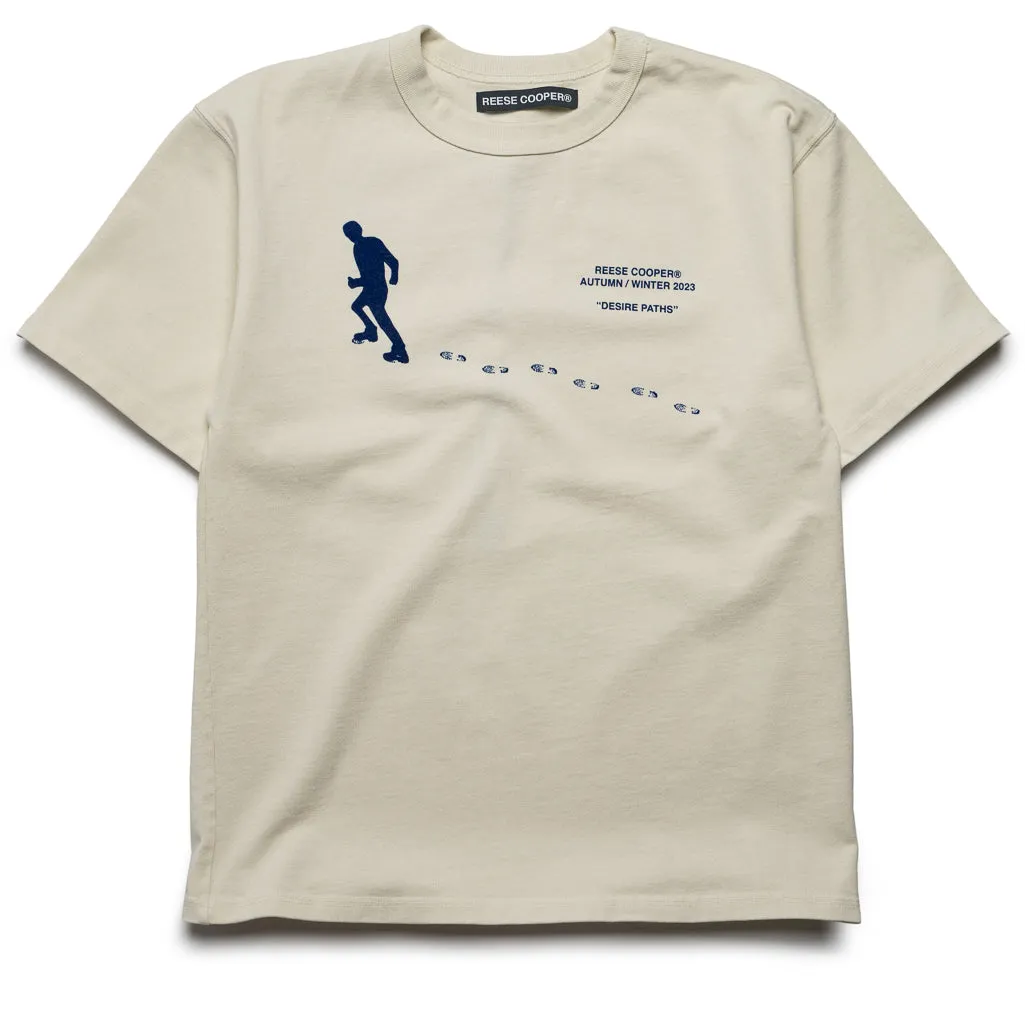 Reese Cooper Desire Paths Tee - Vintage White