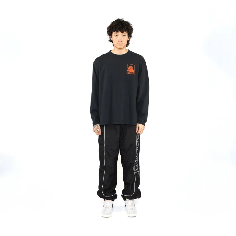 Rhude Moonlight Badge L/S Tee - Vintage Black