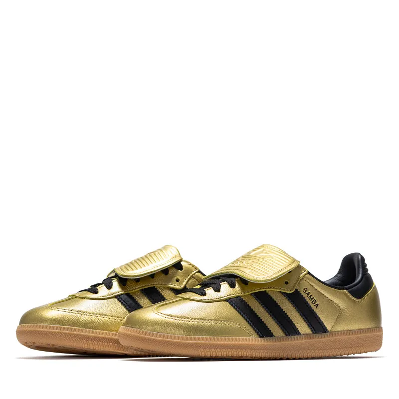 Women's Adidas Samba LT - Gold Metallic/Core Black