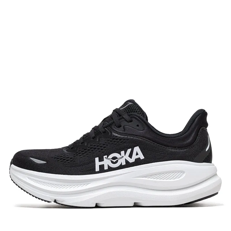 Women's Hoka Bondi 9 - Black/White